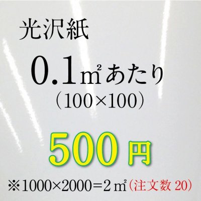 画像1: 0.1㎡あたりの印刷料金（規格サイズ外は㎡で計算します）